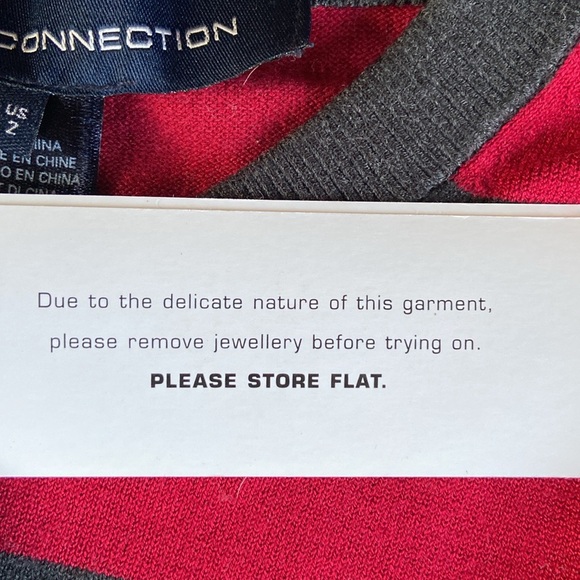 French Connection NWT Bambi Striped Sweater Dress - Picture 12 of 13